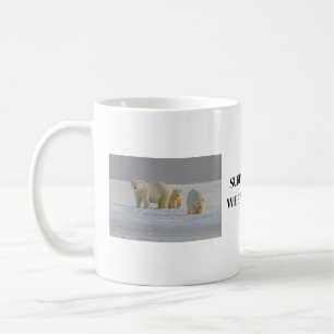 Caneca de café de urso polar