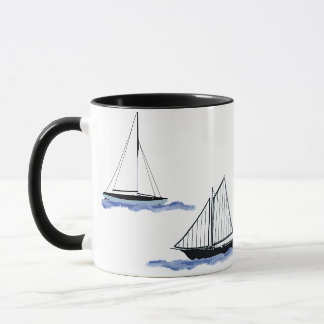caneca de café de veleiro (Esquerda)
