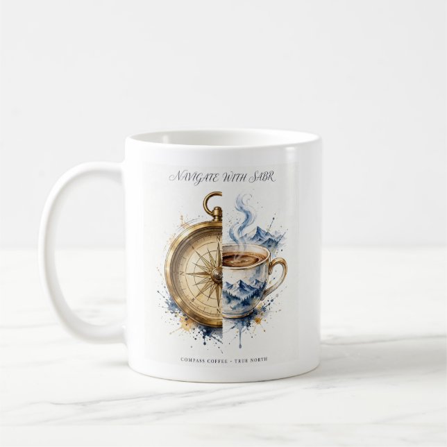 Caneca de Café de Viagem Montanha Presente (Esquerda)