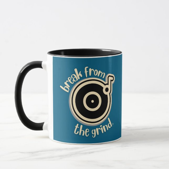 Caneca de Café de Vinil (Esquerda)