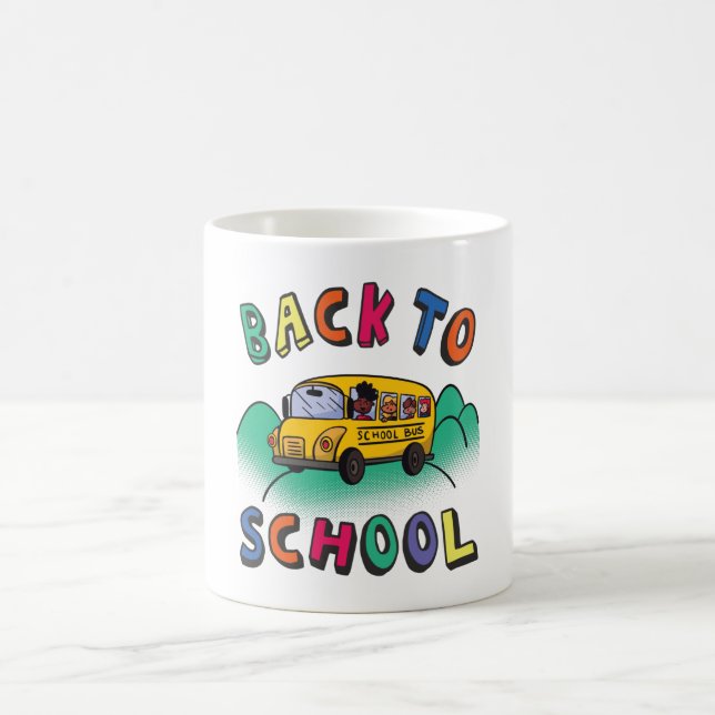 Caneca De Café De volta à escola (Centro)