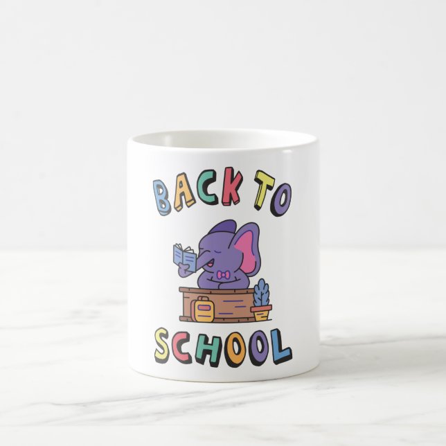 Caneca De Café De volta à escola (Centro)