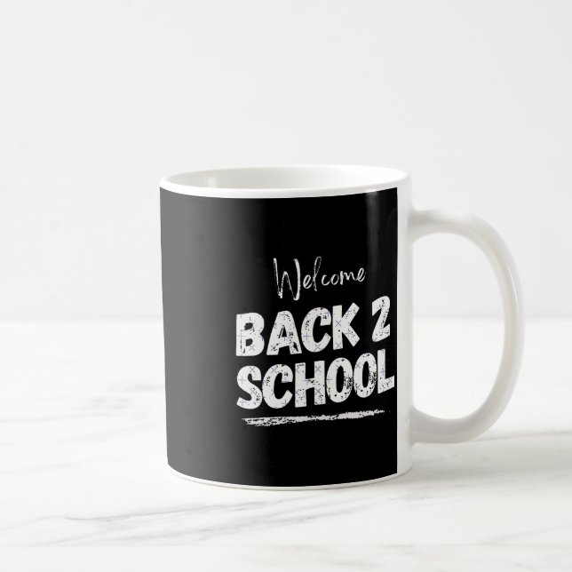 Caneca De Café De Volta À Escola (Direita)