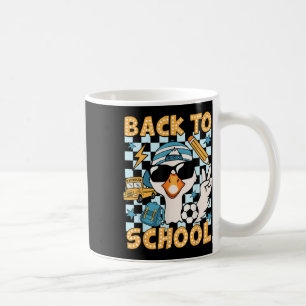 Caneca De Café De Volta À Escola Bobo Engraçado Vai Ao Primeiro D