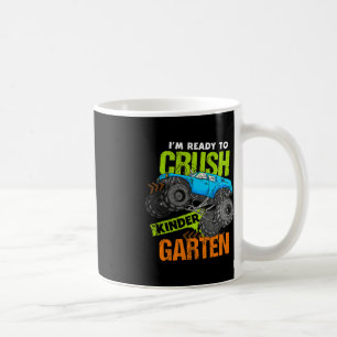 Caneca De Café De volta à escola estou pronto para esmagar o jard