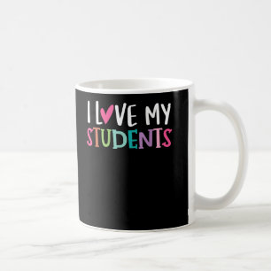 Caneca De Café De Volta À Escola Eu Amo Os Meus Alunos Professore