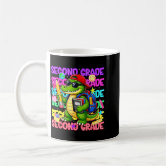 Caneca De Café De Volta à Escola Mochila de Jacaré para Homens do