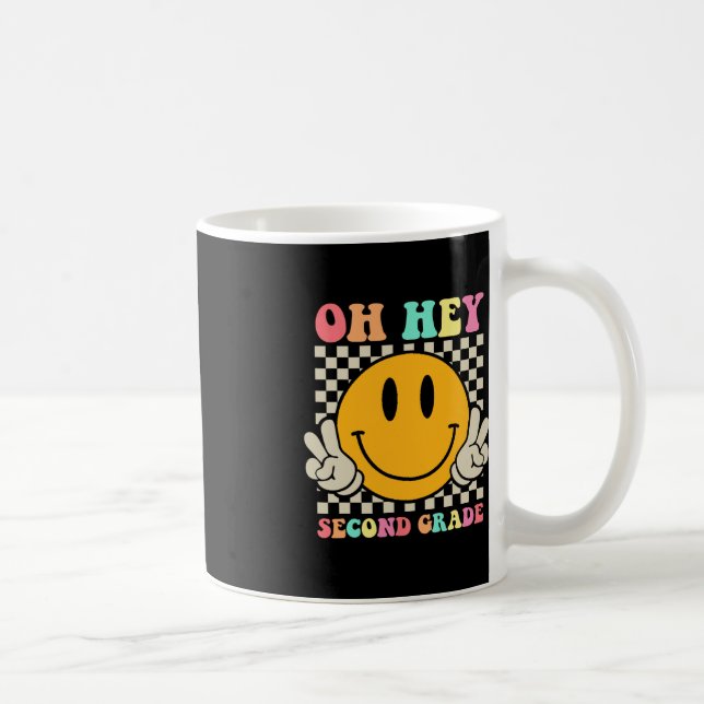 Caneca De Café De Volta À Escola Oh Ei Professor Retrorista S (Direita)