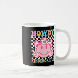 Caneca De Café De Volta à Escola Olá Jardim de Infância Cowboy Bo