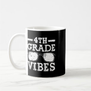 Caneca De Café De Volta à Escola Vibes da 4ª Série