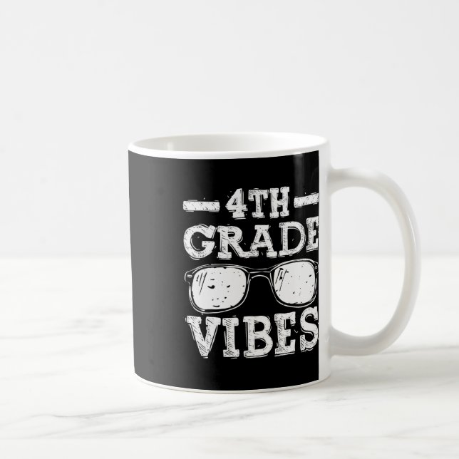 Caneca De Café De Volta à Escola Vibes da 4ª Série  (Direita)