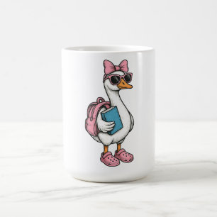 Caneca De Café De Volta Ao Bobo Escolar Ganha Meninas