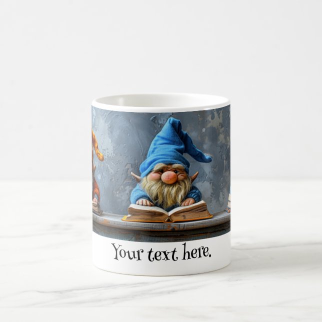 Caneca De Café De volta aos Gnomos Escolares (Centro)
