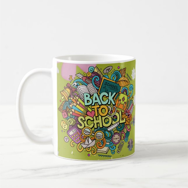 Caneca De Café de volta às aulas (Esquerda)
