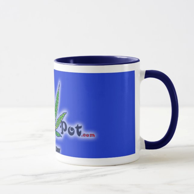 Caneca de café de Vote4Pot (Direita)