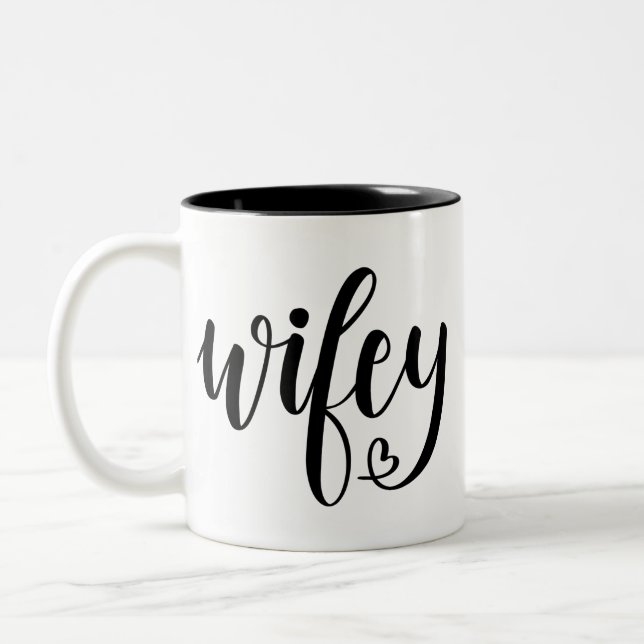 Caneca de café de Wifey (Esquerda)