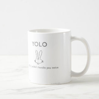 Caneca De Café de ww040 YOLO do deus waitwot do coelho dos badass