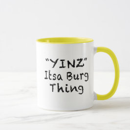 CANECA DE CAFÉ DE YINZ PITTSBURGH