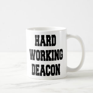 Caneca De Café Deacon de Trabalho do duro