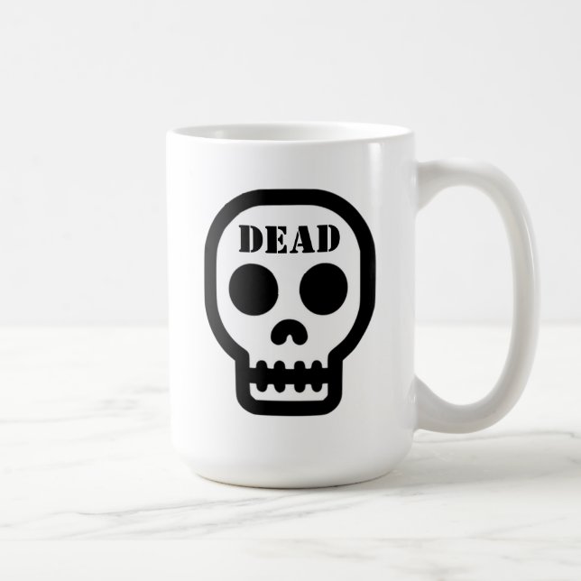 Caneca De Café Dead Skull Classic Coffee Mug (Direita)