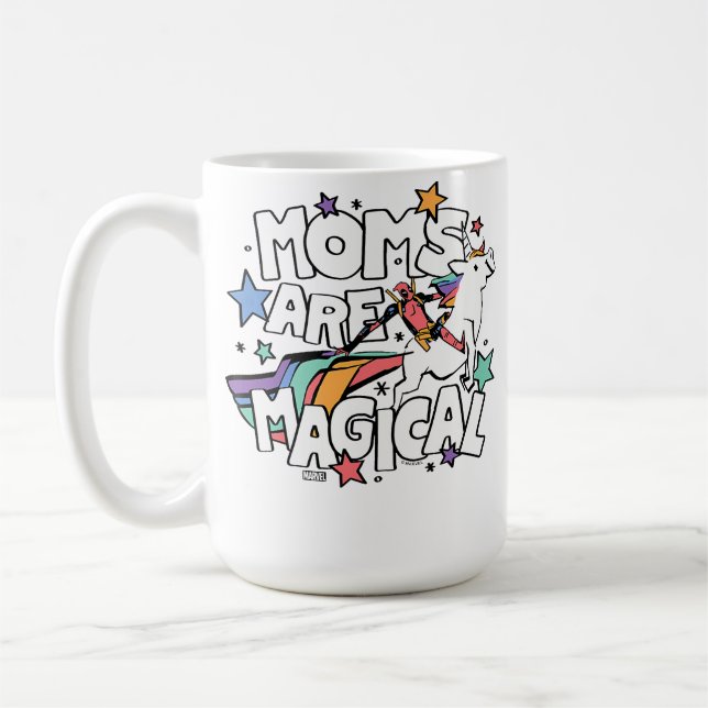 Caneca De Café Deadpool - Moms Are Magical Mother'S Day (Esquerda)