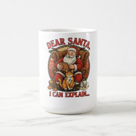 Caneca De Café Dear Santa I Can Explain Mug