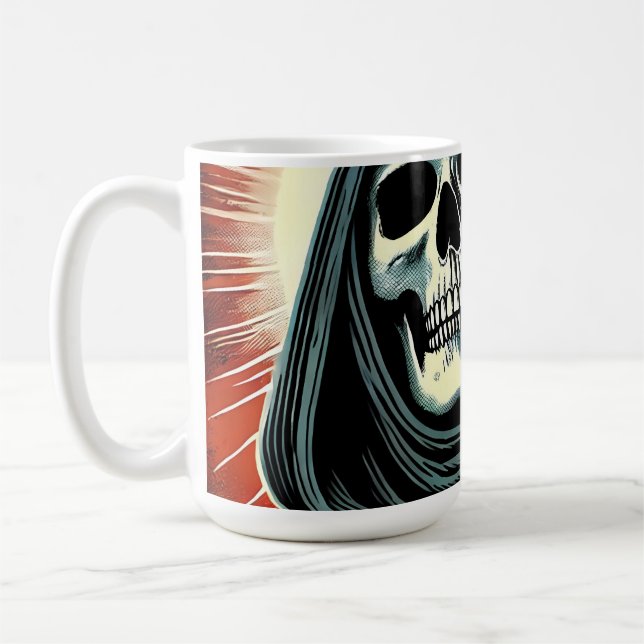 Caneca De Café death character illustration (Esquerda)