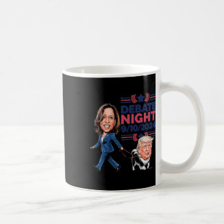 Caneca De Café Debate Noite Descoberto Engraçado Cachorro Kamala