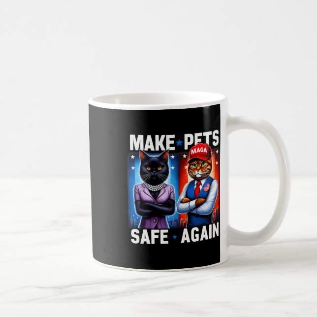 Caneca De Café Debate Sobre Comer O Gato Dos Cães Torna Os Animai (Direita)