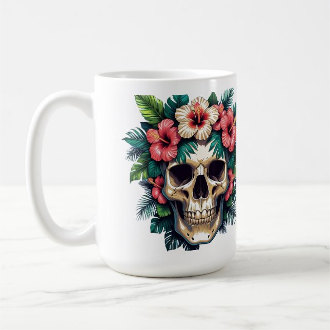 Caneca De Café Decadência Tropical: Bloom e Osso (Esquerda)