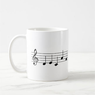 Caneca De Café Decaf "DECAF" Música Nota Café Piano Teacher