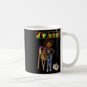 Caneca De Café Décima Junta de Mulheres Negras Melanin Peace Love