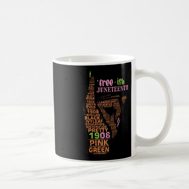 Caneca De Café Décima Junta Freeish Pinky 1908 Afro-Americano (Direita)