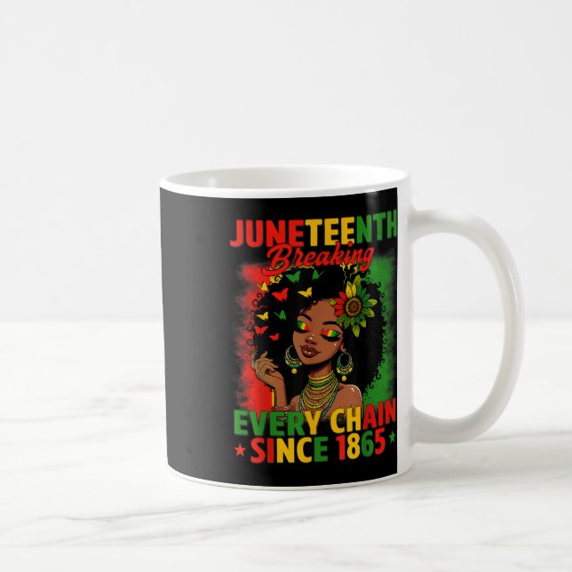 Caneca De Café Décima Junta Quebrando Cada Cadeia Desde 1865 Afri (Direita)