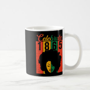 Caneca De Café Décima Sétima Camisa Mulheres Negras Celebram 1865