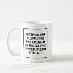 Caneca De Café Décima Sétima Citações, Liberdade da Afro-American