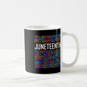 Caneca De Café Décima Sétima Palavras História Negra África Afro-