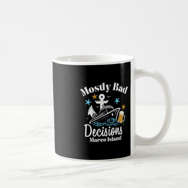 Caneca De Café Decisões Mostly D Marco Island Spring Break  (Direita)
