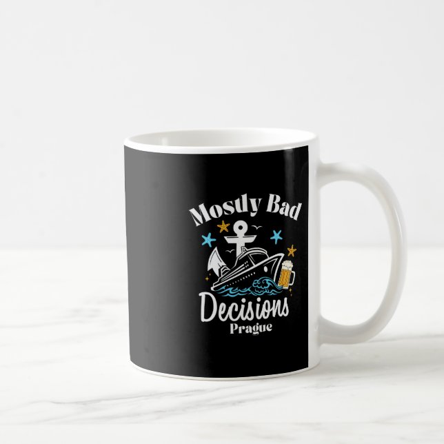 Caneca De Café Decisões Mostly D Praga Spring Break  (Direita)