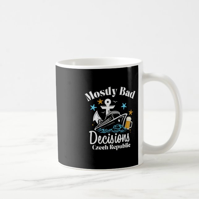 Caneca De Café Decisões Mostly D República Tcheca Férias de Prima (Direita)