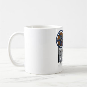 Caneca De Café Deck de Fita de Carretel Vintage para Audiófilos