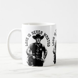 Caneca De Café Declaração de Amor de Cowboy Destemido
