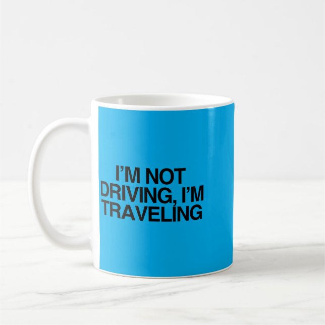 Caneca De Café Declaração de Cidadão Soberano Não Dirigindo Viaja (Esquerda)