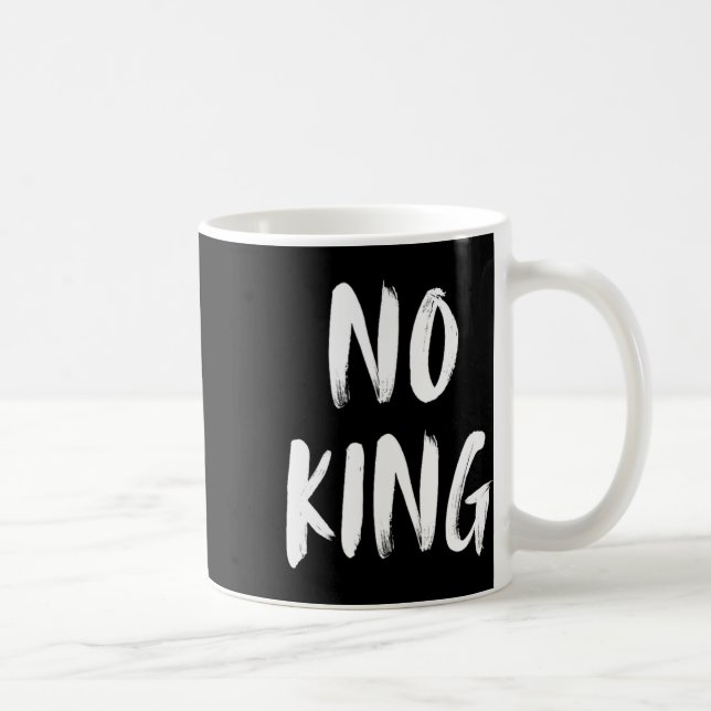 Caneca De Café Declaração "Salvar nossa democracia sem reis na Am (Direita)