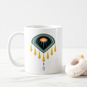 Caneca De Café Deco Space Egg Classic Mug 11oz.