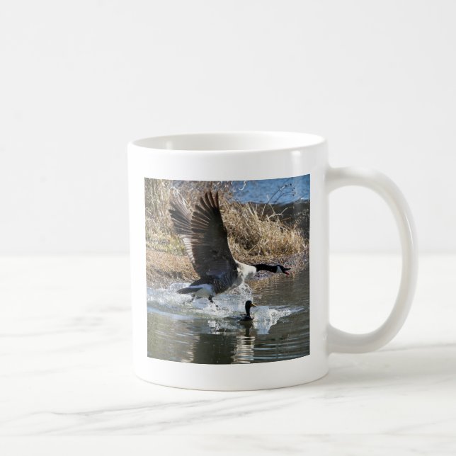 Caneca De Café Decolagem canadense do ganso (Direita)