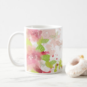 Caneca De Café Decor De Flor 16 Mug