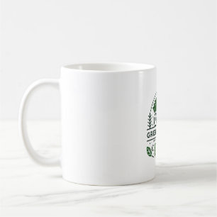 Caneca De Café Decor de Natal Ecológico   Arte de Natal Verde
