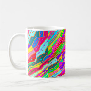Caneca De Café Decoração de arte bonito tão doce quanto doce e de
