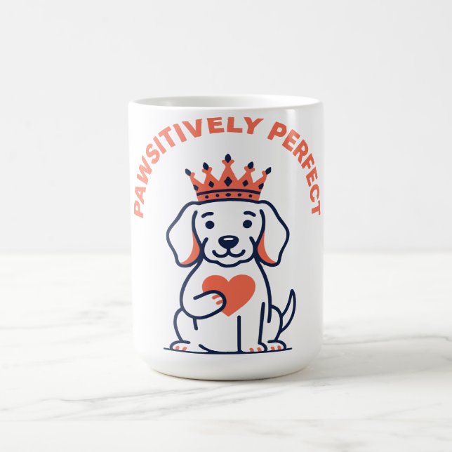 Caneca De Café Decoração de Berçário Real para Cães Perfeitamente (Centro)